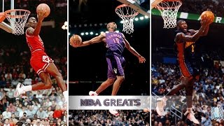 Top 5 NBA Slam Dunk Performances of All Time - Michael Jordan, Vince Carter, Dwight Howard