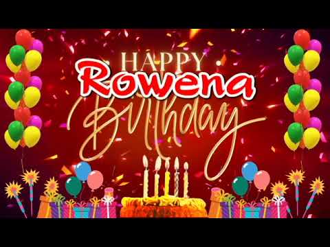 Rowena Happy Birthday Song: Rowena Ultimate Birthday Surprise