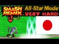 Smash Remix All Star Mode Gameplay With NTSC J Link VERY HARD