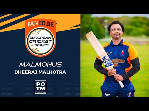 POTM: D.Malhotra - MAM vs SSD | Highlights | FanCode ECS Landskrona, Sweden Day 11 | ECS22.186