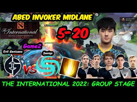 EG vs Soniqs - Abed Invoker North America Derby Match The International 2022 Group Stage Game 2