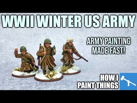 Review & Paint - New Winter US Army from Warlord Games [How I Paint Things]