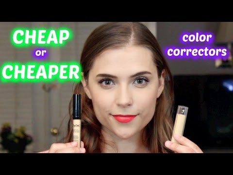Cheap or Cheaper? Color Correctors: yellow concealer Maybelline vs NYX Video