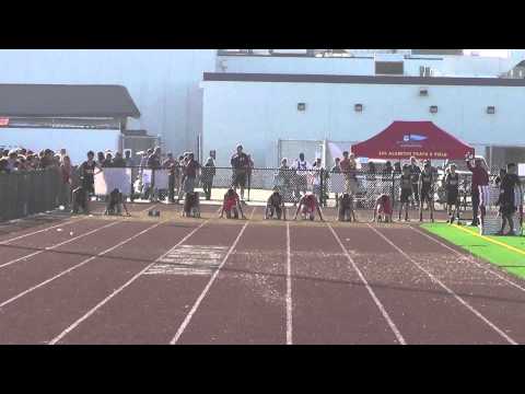 OpenB2 100m vs Troy 3-12-14 - Los Alamitos Boys