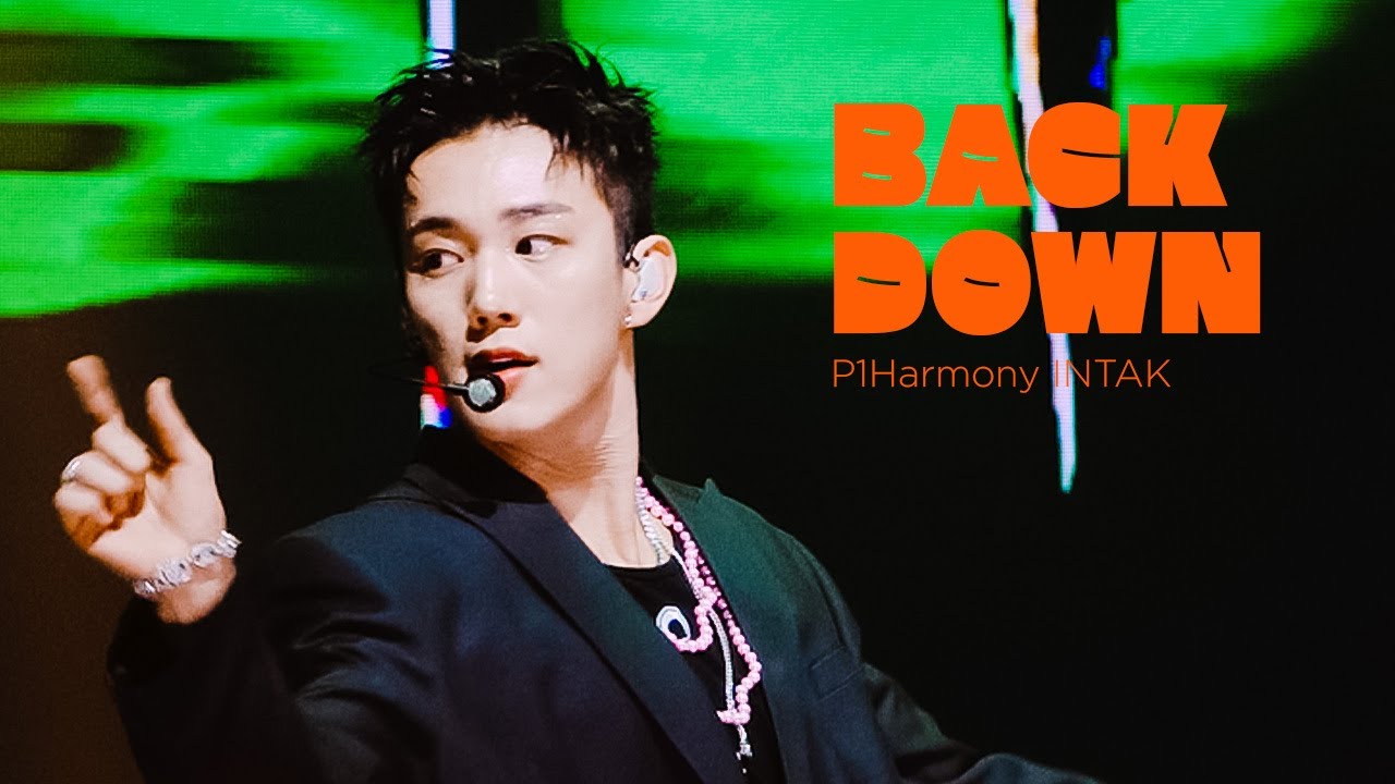 Back Down - 피원하모니 인탁 P1Harmony INTAK 직캠 @221129 카운트다운 쇼케이스 SHOWCASE