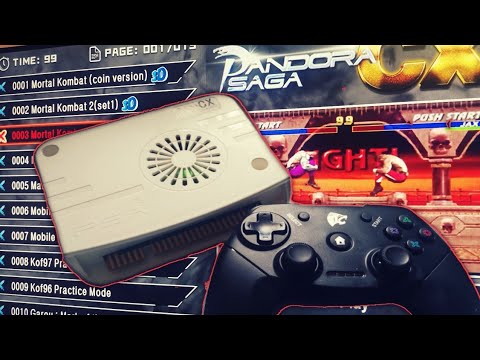 PANDORA BOX SAGA CX 2800 JAMMA ARCADE CABINET CGA VGA HDMI GAMELIST