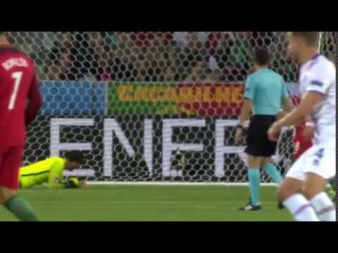 Birkir Bjarnason Goal! - Portugal vs Iceland 1-1 - France 2016 - Europe [14/06/2016]