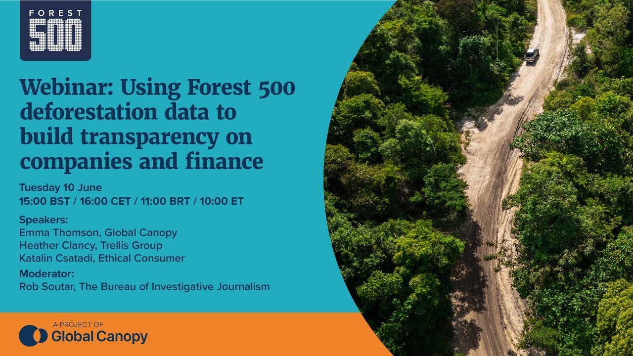 Forest 500 skillshare webinar 2025