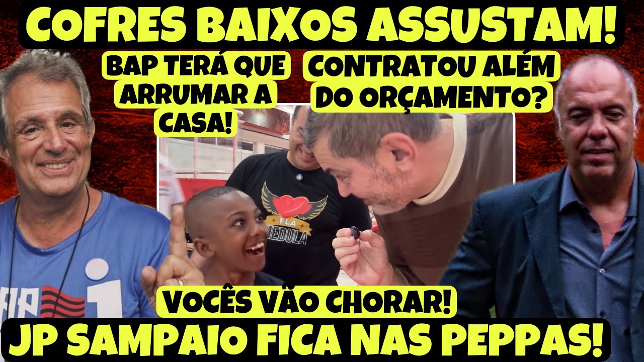 URGENTE! SITUAÇÃO DE ALERTA NOS COFRES DO FLAMENGO! BAP TERÁ QUE VENDER JOGADOR E FAZER EMPRÉSTIMO?
