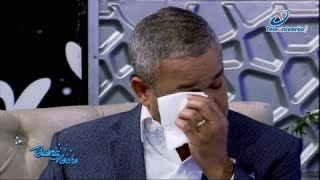 Hector Acosta entre lágrimas dice que seguirá molestando por su pueblo hasta el último minuto