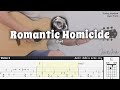 Romantic Homicide - d4vd | Fingerstyle Guitar | TAB + Chords + Lyrics
