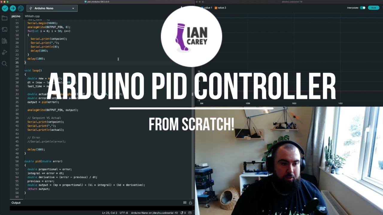 Arduino PID Controller - From Scratch!