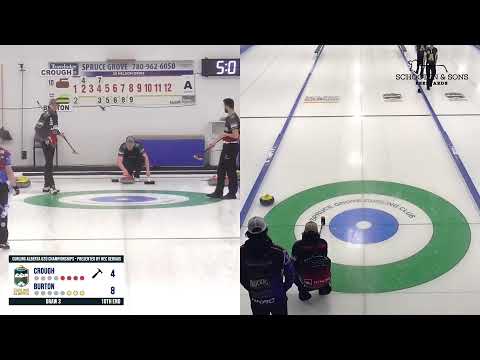 Curling Alberta U20 Provincials - Burton vs Crough