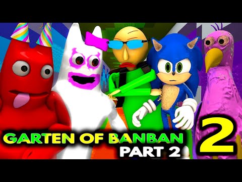 GARTEN OF BANBAN 2 vs SONIC & BALDI Roblox Minecraft Animation CHALLENGE! Ft Banbeleena Opila Bird