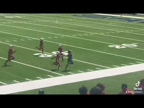 ZYAN WILSON touchdown on the first play with a stiff arm and juke.