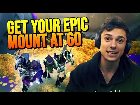 I can buy my EPIC MOUNT instantly when hitting 60.. this is how..