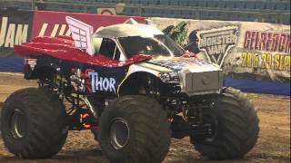 Monster Jam - Thor vs Monster Energy Monster Truck Freestyle from Arnhem - 2012
