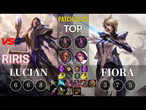 VSG Riris Lucian vs Fiora Top - KR Patch 10.25