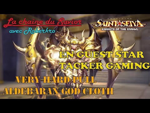 VERY HARD PULL SUR ALDEBARAN GOD CLOTH AVEC TACKER GAMING  #ssa #SaintSeiyaKOTZ #SaintSeiyaAwakening