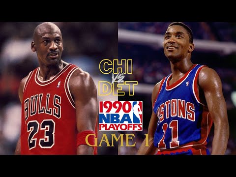 Chicago Bulls Vs Detroit Pistons 1990 Eastern Conference Finals Game 1
