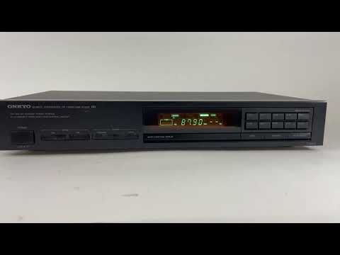 Onkyo T-4000 Quartz Synthesized FM STEREO/AM TUNER