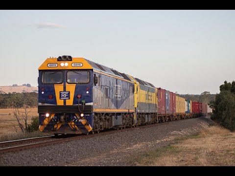 QUBE's G515 and G521 on 9173 Empty Hay train to Ultima at Warrenheip Bank & Glendonald- 23/1/23