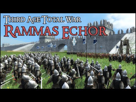 DEFENSE OF RAMMAS ECHOR - Third Age Total War Gameplay