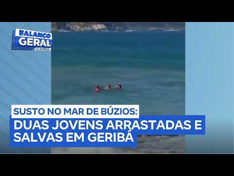 Duas jovens são salvas de afogamento em praia movimentada de Búzios