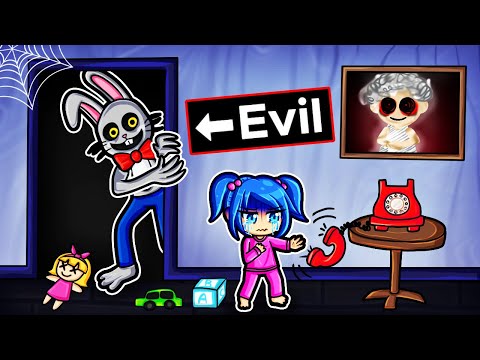 My EVIL Toy in Mr Hopp's Playhouse!