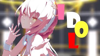 【MMD】【カメラモーション配布】巡音ルカにアイドル踊ってもらった