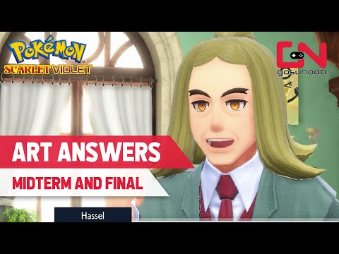 All Art Class Answers in Pokemon Scarlet and Violet - Midterm and Final