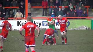 preview picture of video 'Keighley Cougars v Barrow Raiders 29th March 2013 Rugby League'