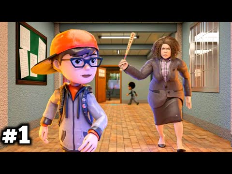 Scare Scary Teacher 3D Level 1 to 5 Full Gameplay New Update