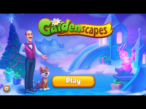 GardenScapes Winter Event Gameplay Walkthrough Part - 1