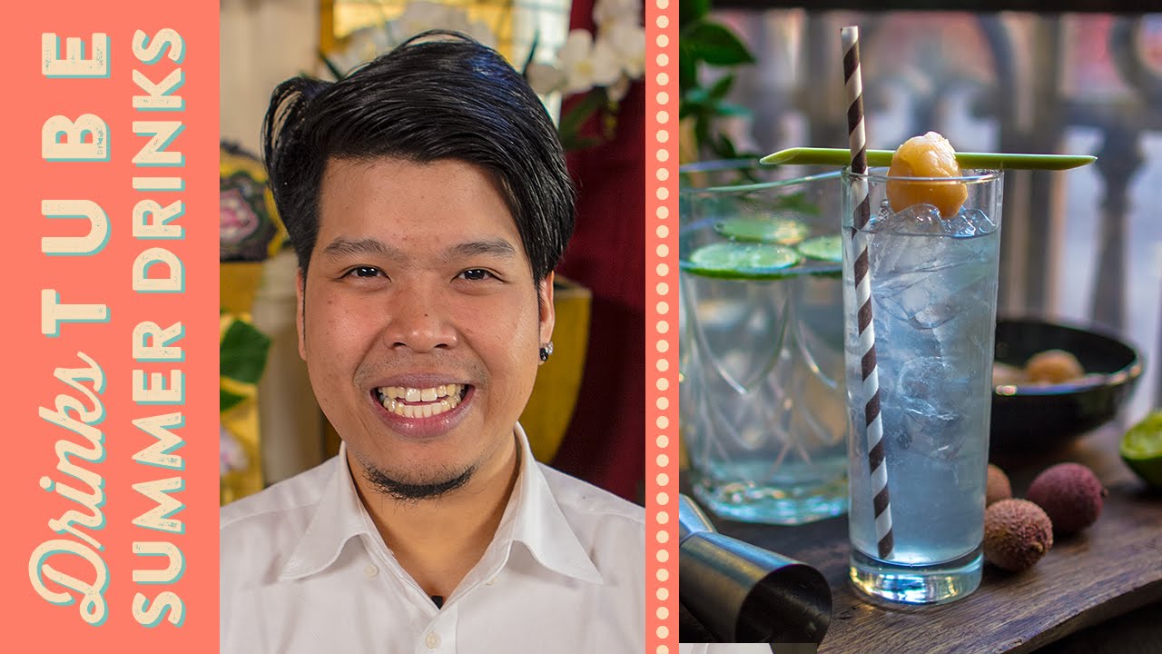 Thai lychee gin & tonic cocktail: Dheeradon Dissara
