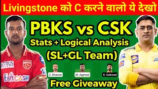 PBKS vs CSK IPL Match Fantasy Preview