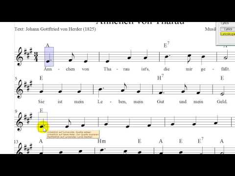 Kapitel 5 Eingeben der Liedtexte