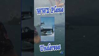 🤿 Sunken WW2 Fighter in Solomon Islands 🛩️ #Shorts