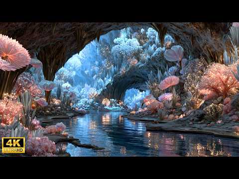 A Living Crystal Palace ✨ A Fantasy Journey Where Light and Ecosystems Flow【4K】