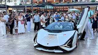 MONACO LAMBORGHINI SIAN ROADSTER RARE ONLY 19 in The World #trending #viral #fyp