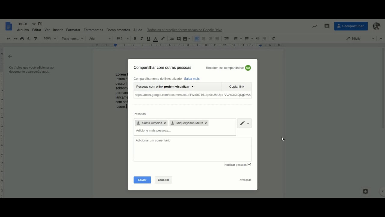 Como utilizar o Google Docs