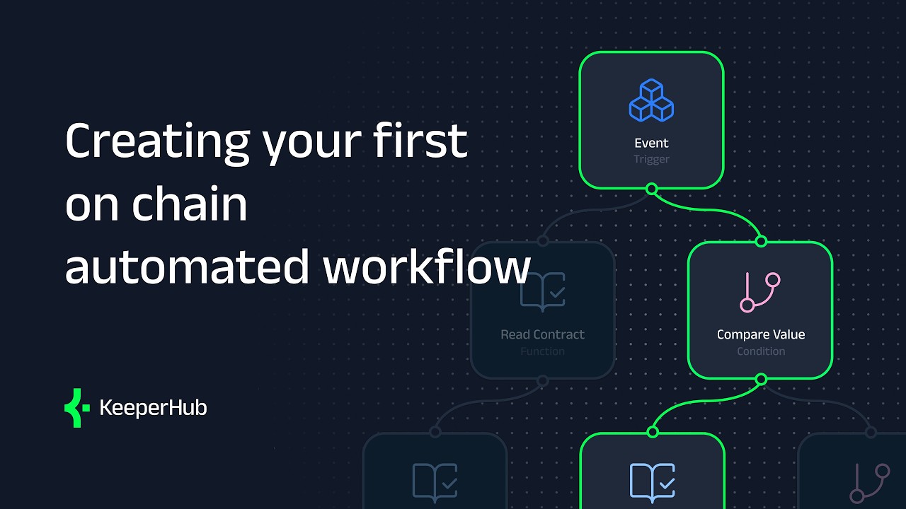 How to Build an On-Chain Automation Workflow in Minutes | KeeperHub Tutorial