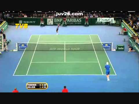 Roger Federer vs Jurgen Melzer - Paris 2010 (1/4 Final)