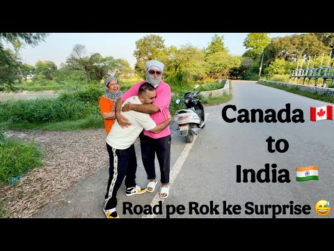 Surprise Visit Papa Mom Canada to India | 757