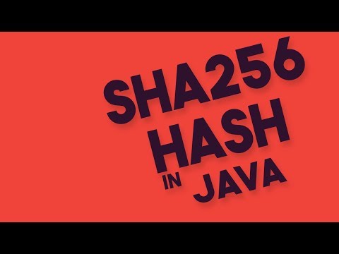 Java Sha256 Implementation