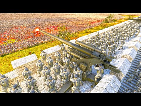 4,000,000 Spartan , Persian & Mongolian attacks Roman Castle !! Ultimate Epic Battle Simulator 2