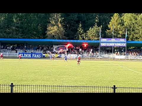 GKS Glinik Gorlice 4-1 Tarnovia Tarnów (15 czerwca 2022) oprawa Ultras Glinik piroshow