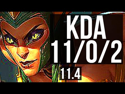 CASSIOPEIA vs LULU (TOP) | 11/0/2, Rank 5 Cassio, Legendary | KR Challenger | v11.4