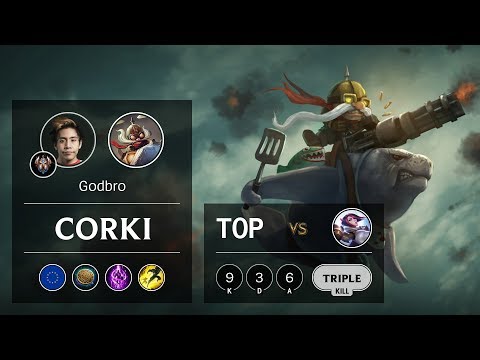 Corki Top vs Fiora - EUW Challenger Patch 9.9