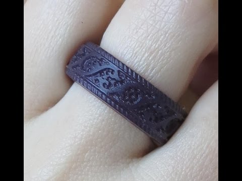 Настольный чпу станок для ювелирного дела. Восковка резного кольца.